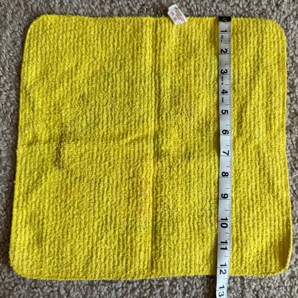 Cannon Yellow Mushroom Washcloth